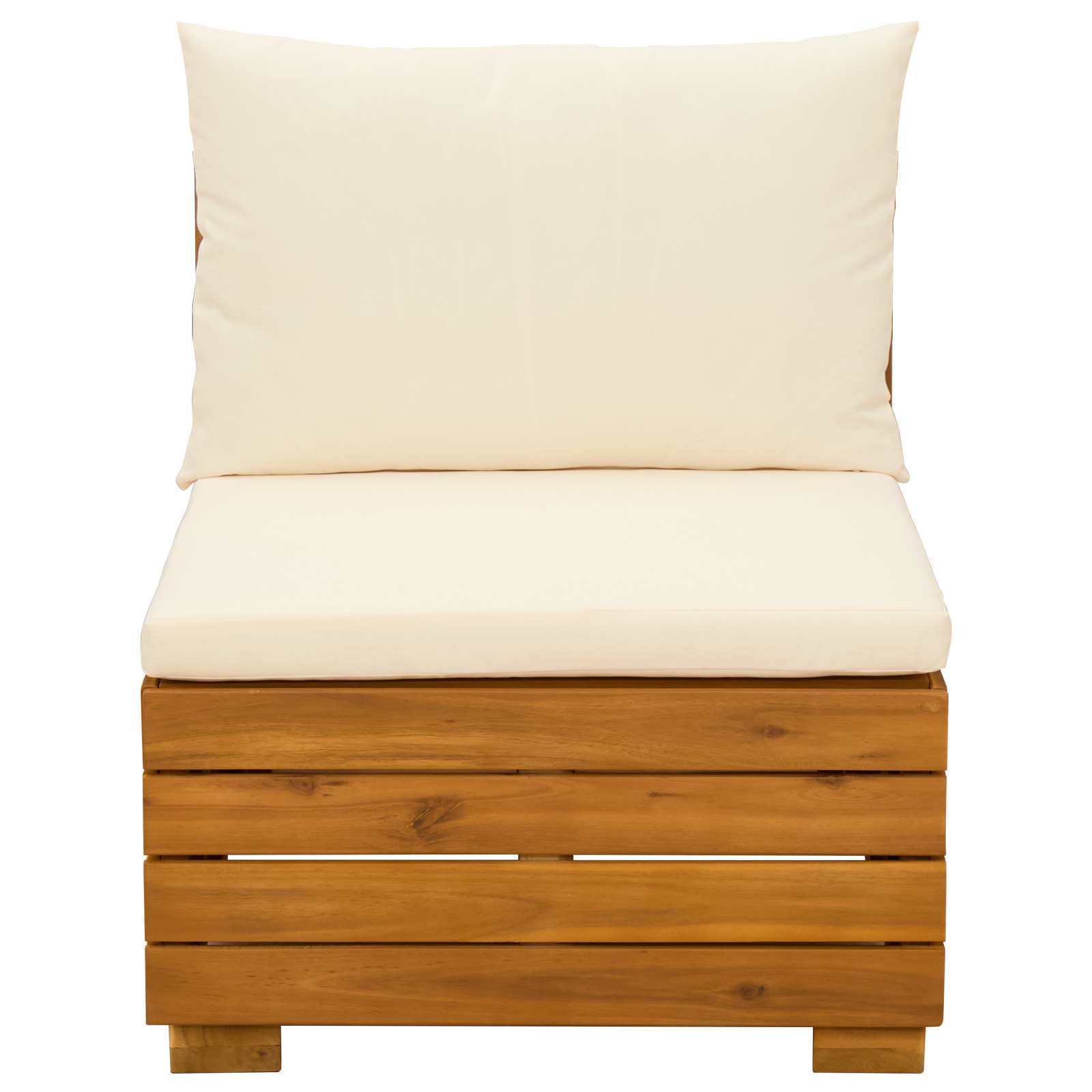 vidaXL Sofa Środkowa do Ogrodu Lite Drewno Akacji Brązowy