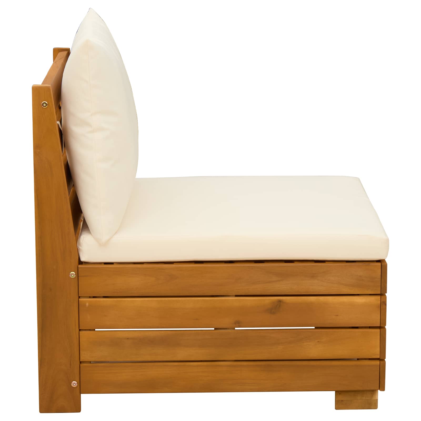 vidaXL Sofa Środkowa do Ogrodu Lite Drewno Akacji Brązowy