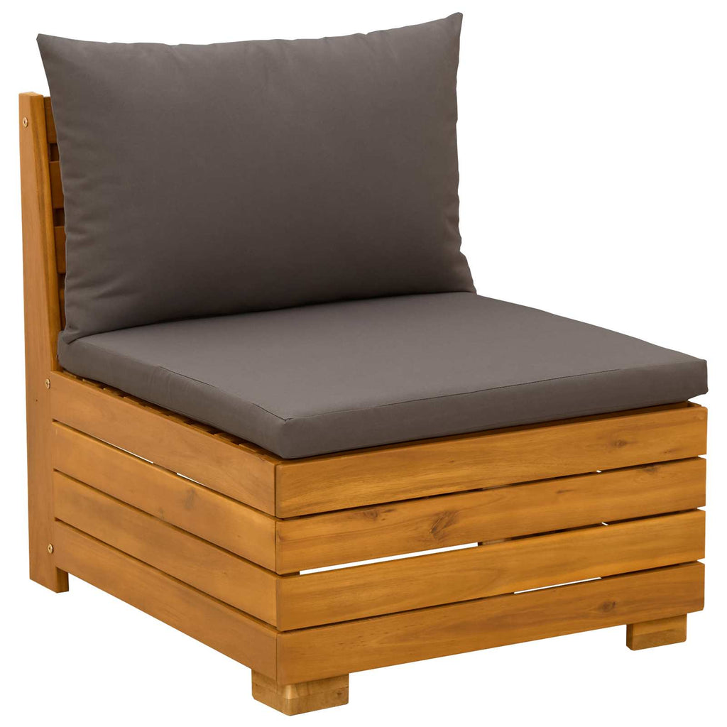 vidaXL Sofa Środkowa do Ogrodu Lite Drewno Akacji Brązowy
