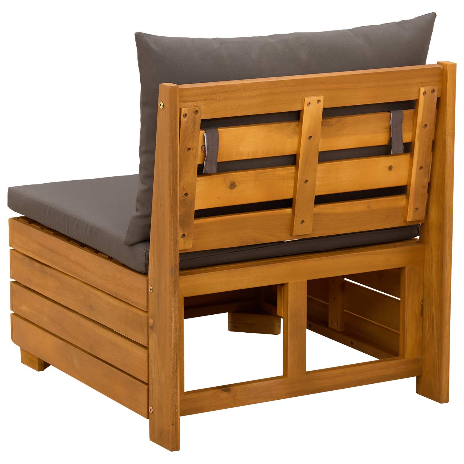 vidaXL Sofa Środkowa do Ogrodu Lite Drewno Akacji Brązowy
