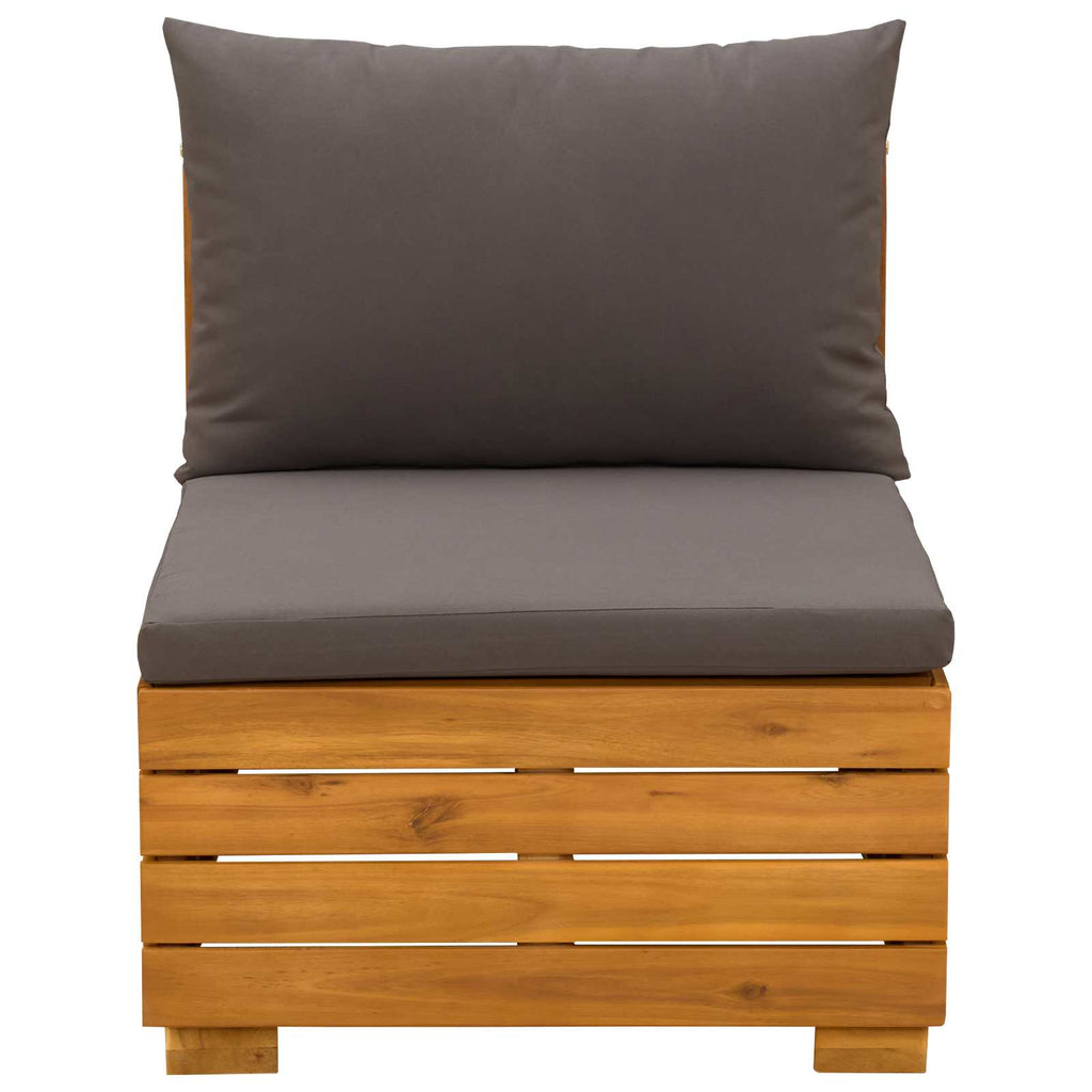 vidaXL Sofa Środkowa do Ogrodu Lite Drewno Akacji Brązowy