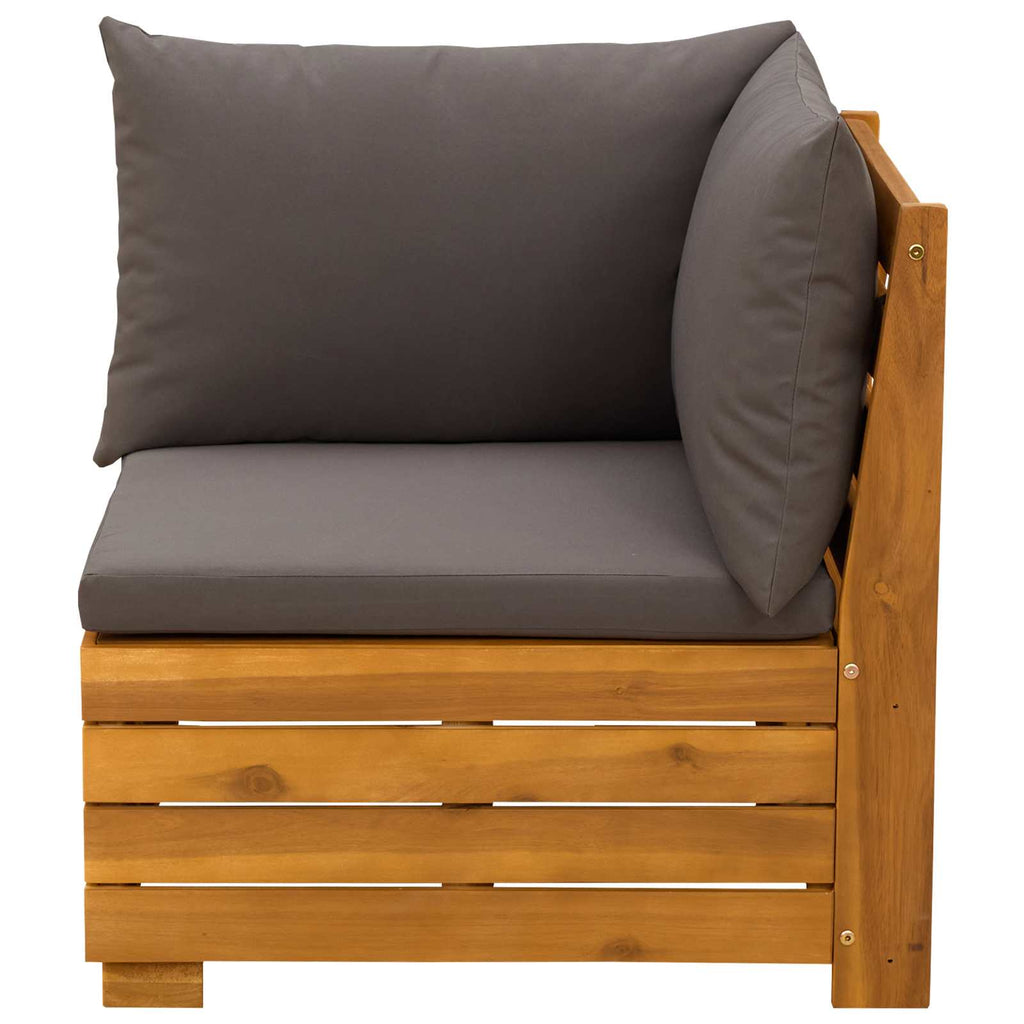 vidaXL 2 Sztuka Zestaw wypoczynkowy w ogrodzie Lite Drewno Akacji