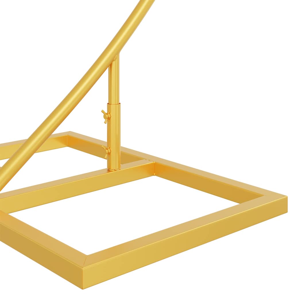 vidaXL Łuk Ślubny złoty 220 x 45 x 200 cm Stal