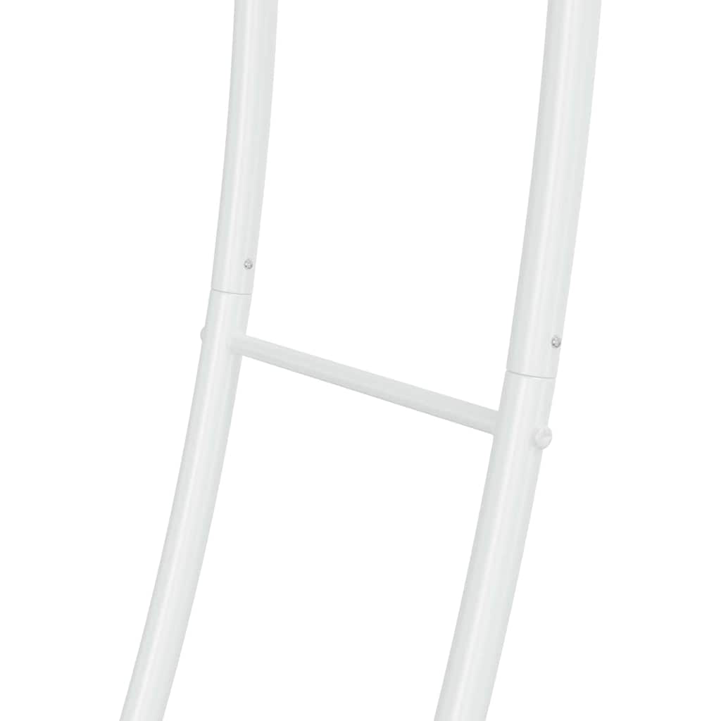 vidaXL Łuk Ślubny Biały 220 x 45 x 200 cm Stal
