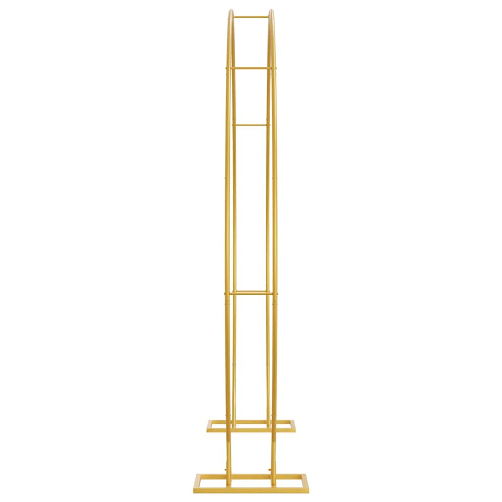 vidaXL Łuk Ślubny złoty 220 x 45 x 200 cm Stal