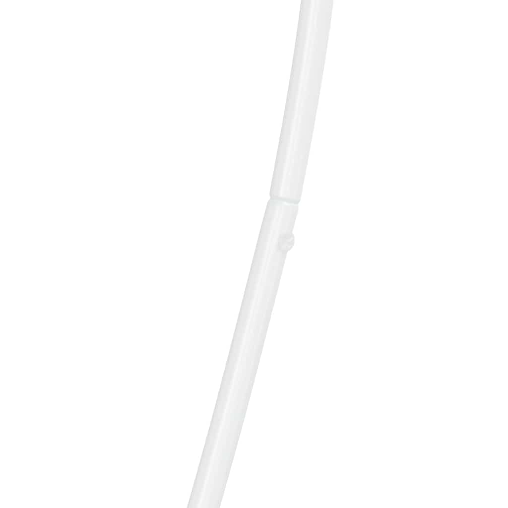 vidaXL Łuk Ślubny Biały 195 x 35 x 211 cm Stal
