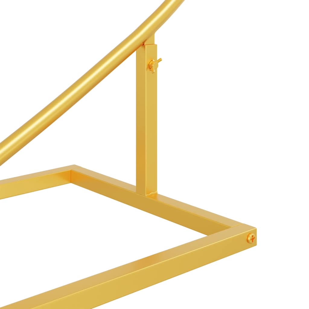 vidaXL Łuk Ślubny złoty 195 x 35 x 211 cm Stal