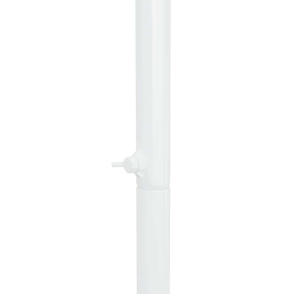vidaXL Łuk Ślubny Biały 100 x 39 x 200 cm Stal