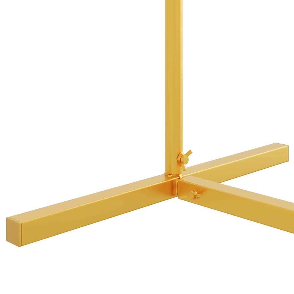 vidaXL Łuk Ślubny złoty 100 x 39 x 200 cm Stal