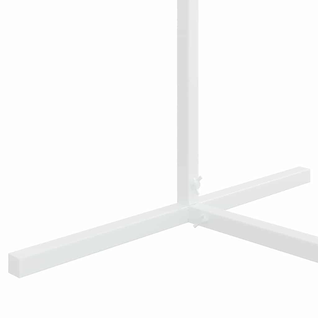 vidaXL Łuk Ślubny Biały 150 x 49,5 x 200 cm Stal