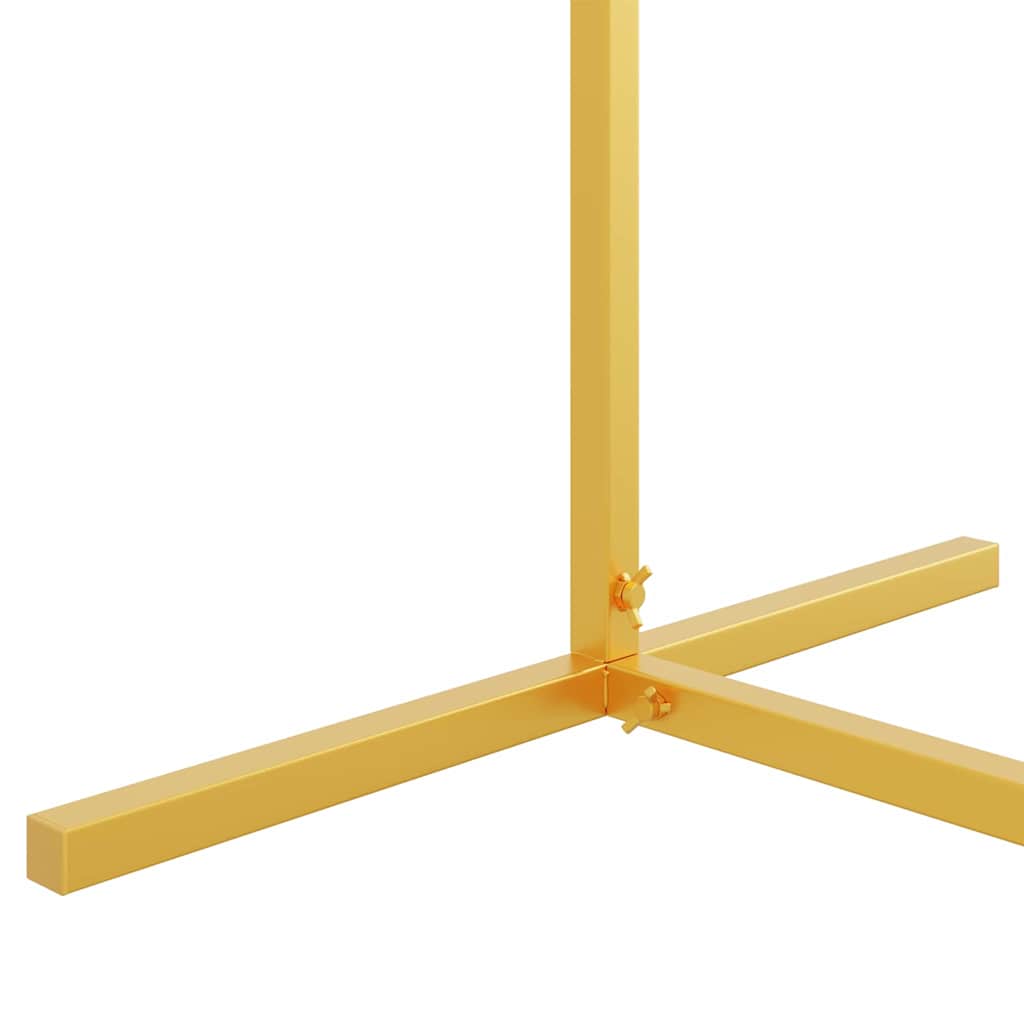 vidaXL Łuk Ślubny złoty 150 x 49,5 x 200 cm Stal