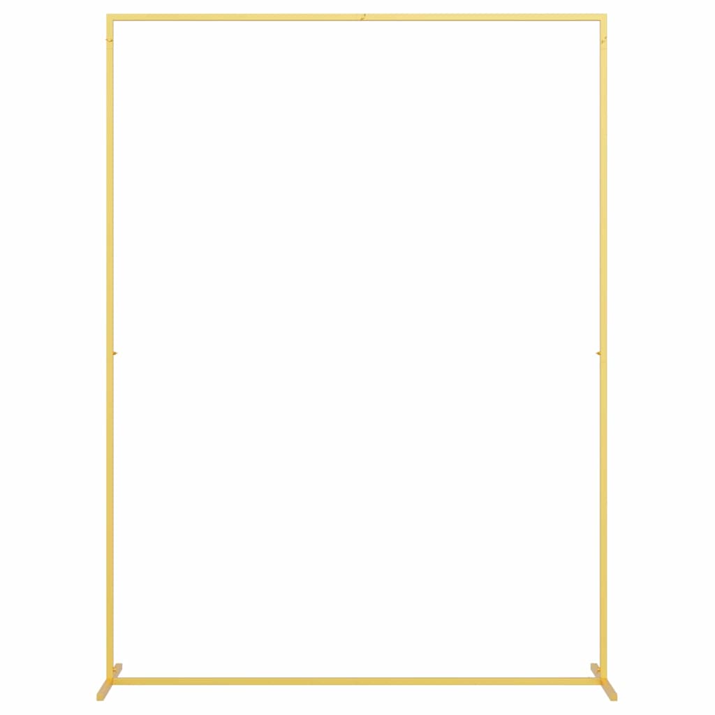 vidaXL Łuk Ślubny złoty 150 x 49,5 x 200 cm Stal