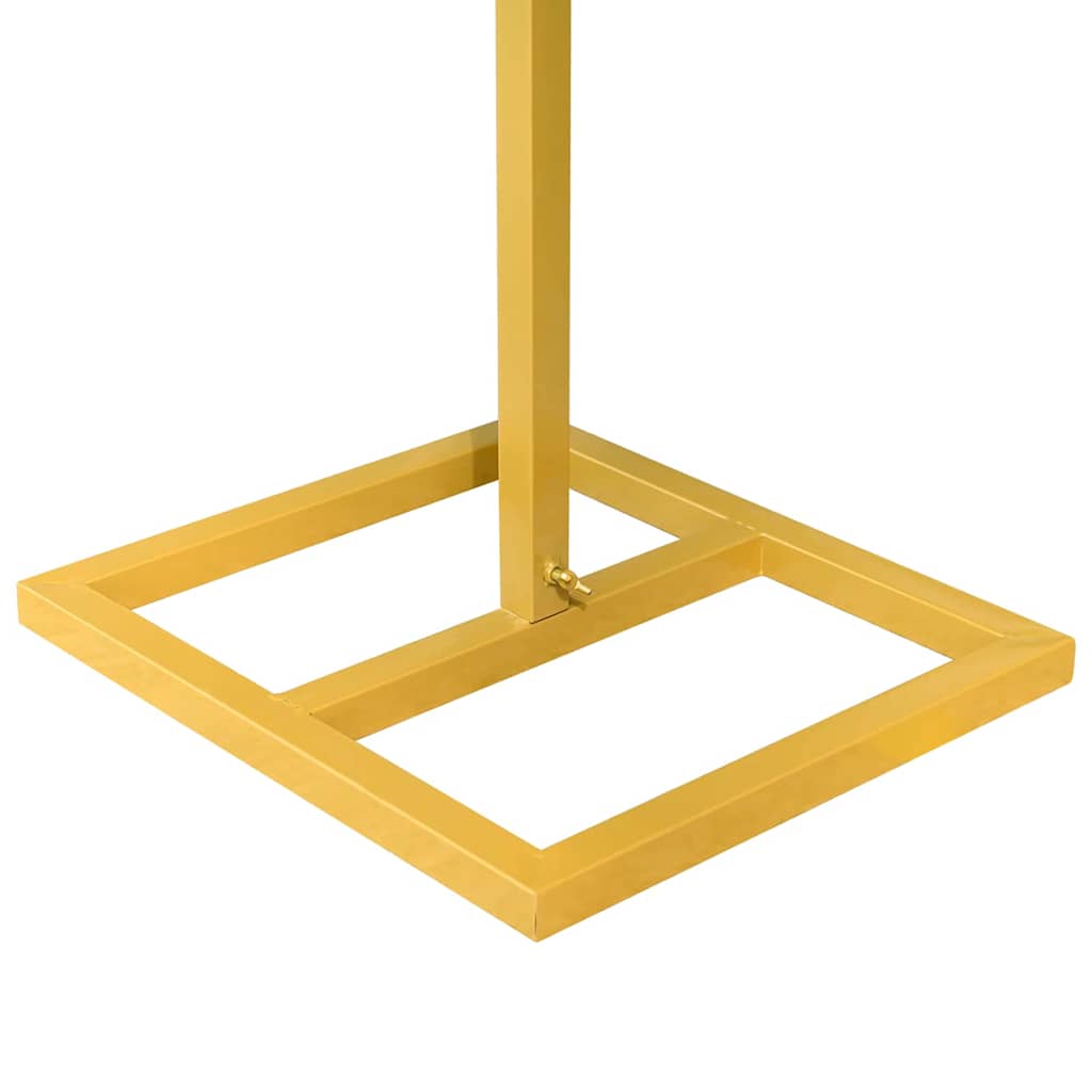 vidaXL Łuk Ślubny złoty 657 x 35 x 300 cm Stal