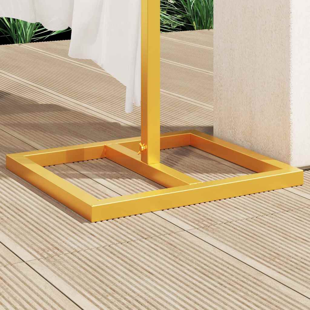 vidaXL Łuk Ślubny złoty 657 x 35 x 300 cm Stal