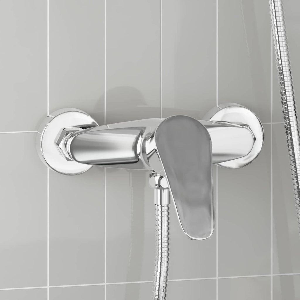 vidaXL Bateria prysznicowa chrom G 1 / 2 cala