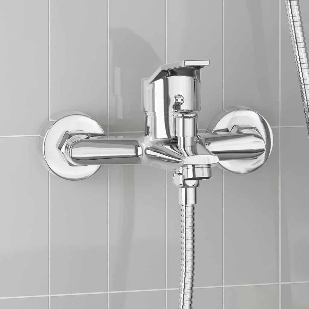 vidaXL Bateria prysznicowa chrom G 1 / 2 cala