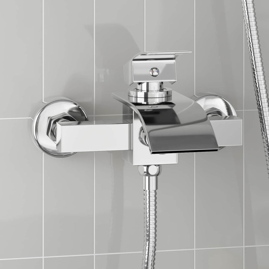 vidaXL Bateria prysznicowa chrom G 1 / 2 cala