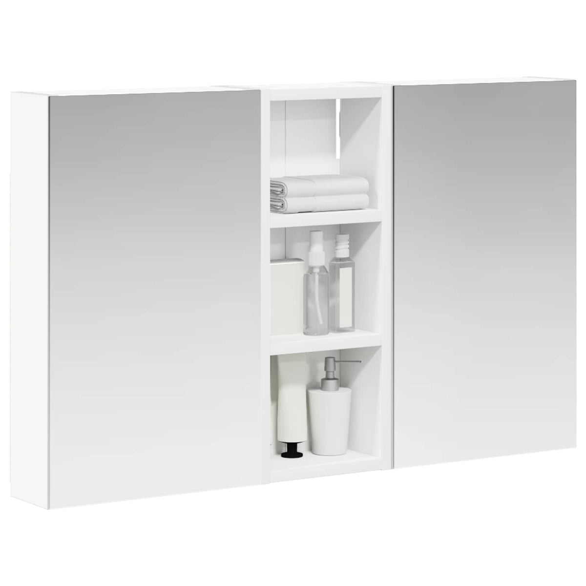 vidaXL Zestaw Szafek Łazienkowych 3 szt. 80 x 10,5 x 50 cm