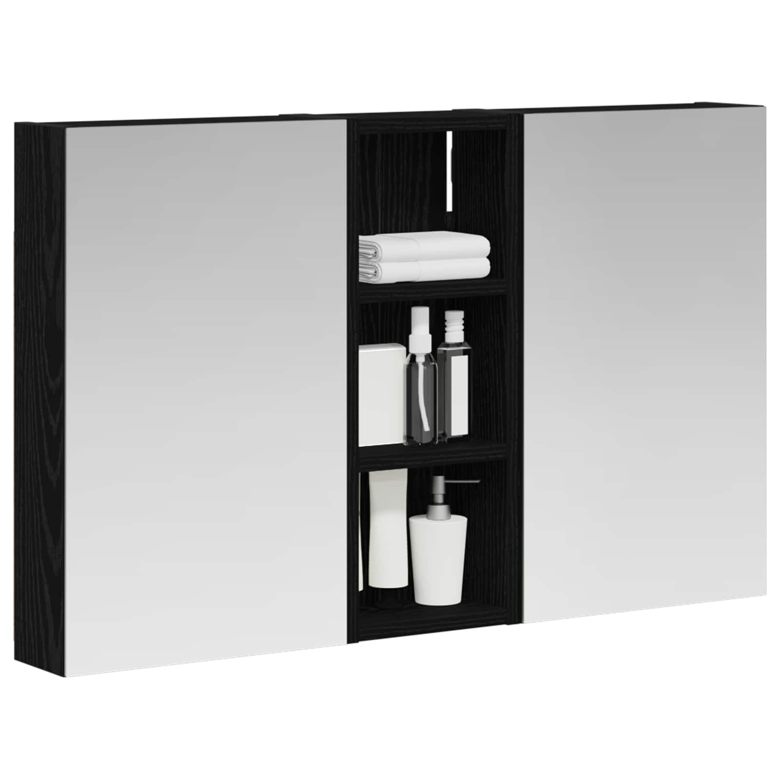 vidaXL Zestaw Szafek Łazienkowych 3 szt. 80 x 10,5 x 50 cm