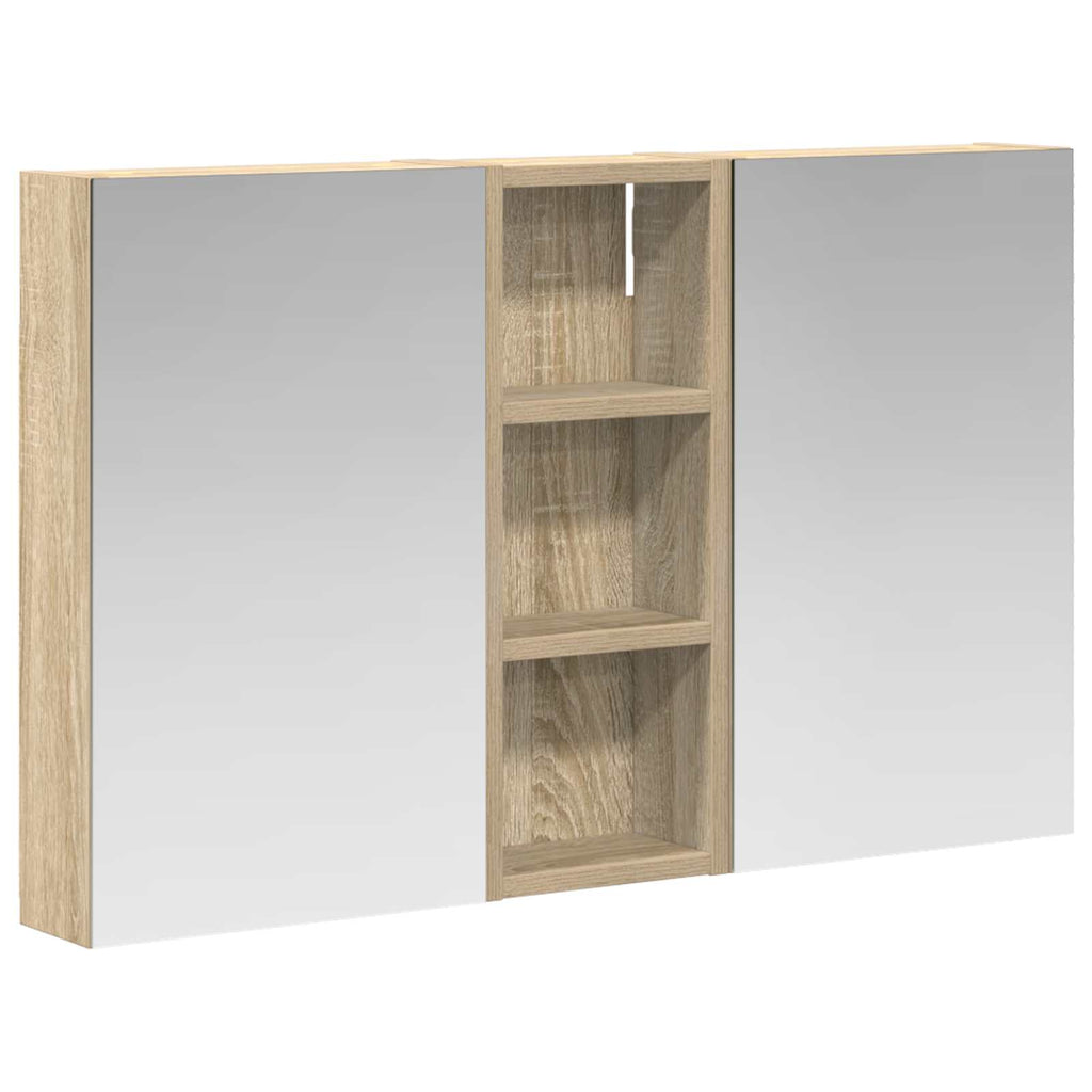 vidaXL Zestaw Szafek Łazienkowych 3 szt. 80 x 10,5 x 50 cm