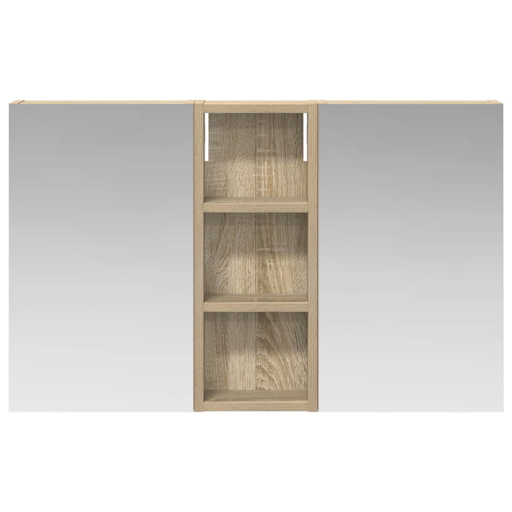 vidaXL Zestaw Szafek Łazienkowych 3 szt. 80 x 10,5 x 50 cm