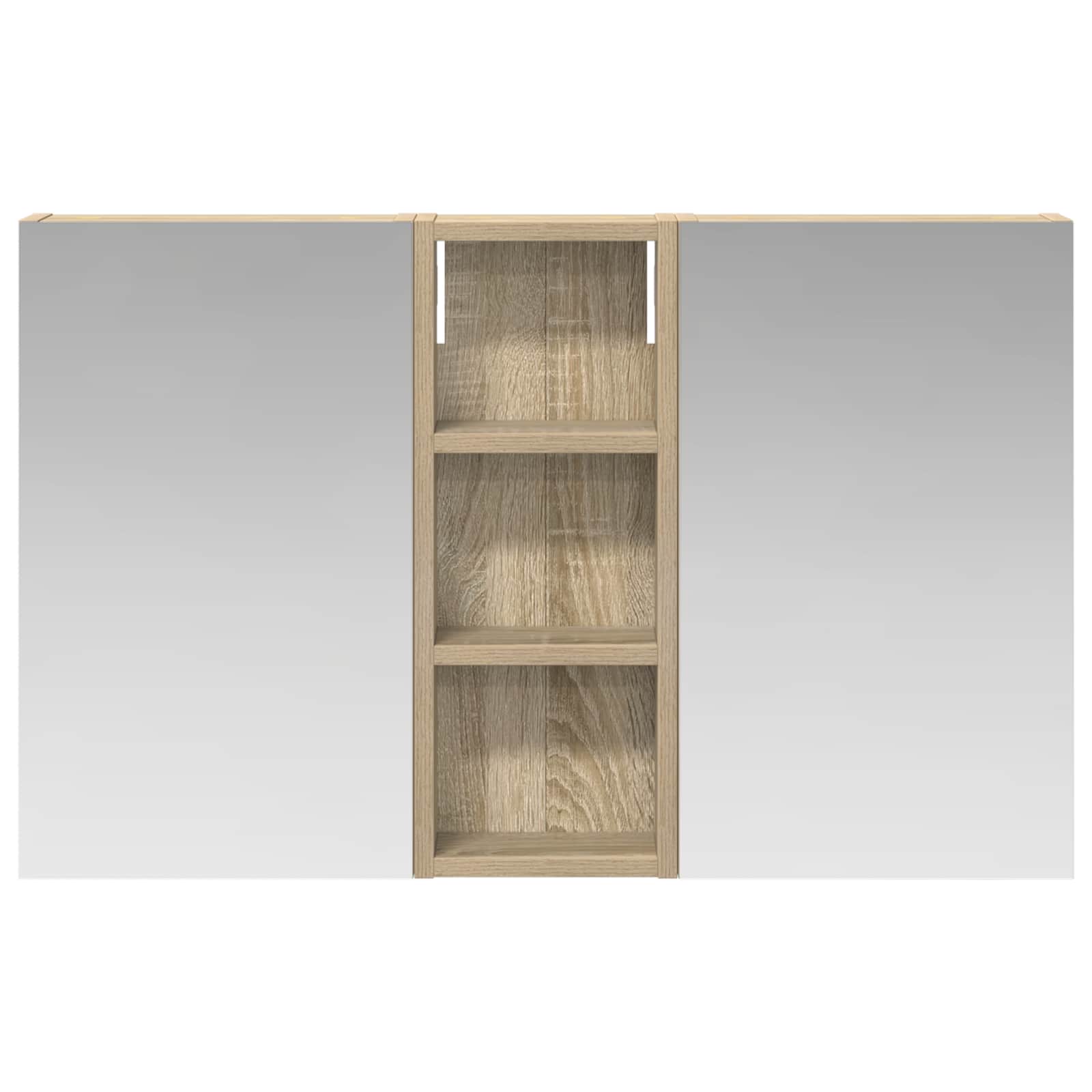 vidaXL Zestaw Szafek Łazienkowych 3 szt. 80 x 10,5 x 50 cm