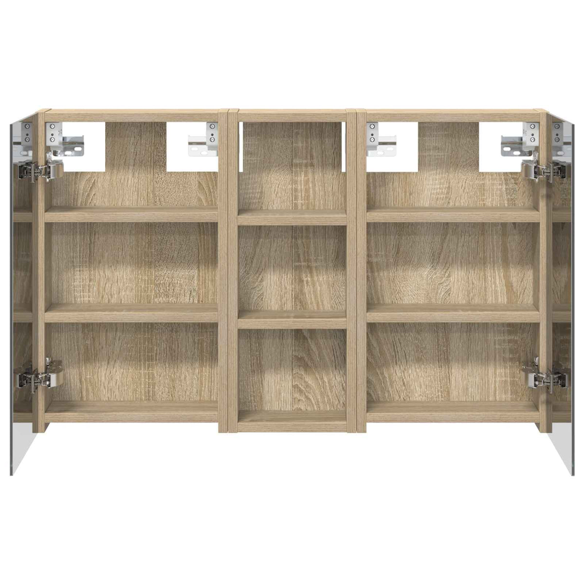 vidaXL Zestaw Szafek Łazienkowych 3 szt. 80 x 10,5 x 50 cm