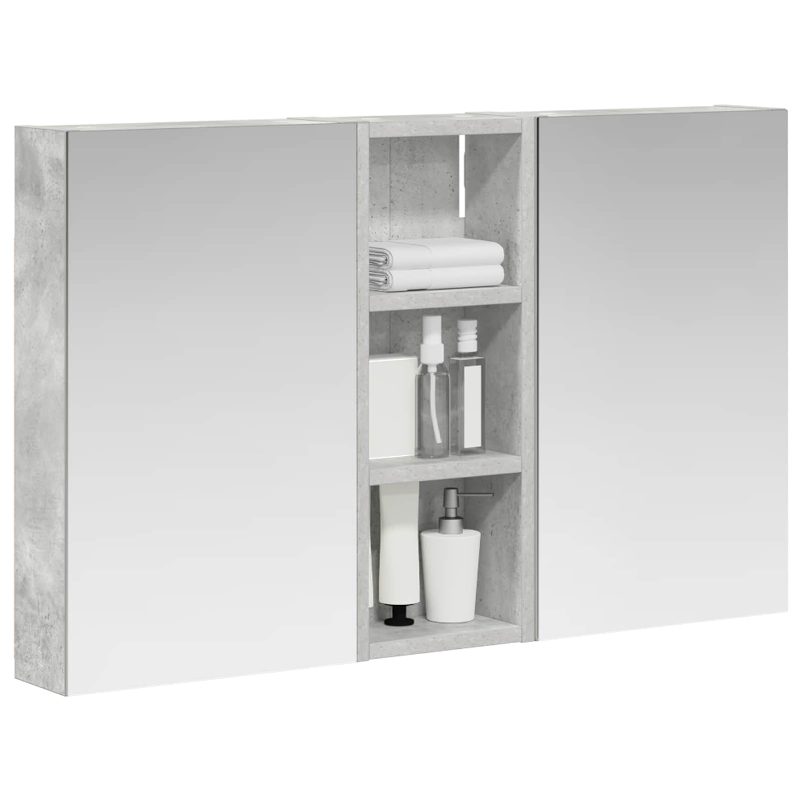 vidaXL Zestaw Szafek Łazienkowych 3 szt. 80 x 10,5 x 50 cm