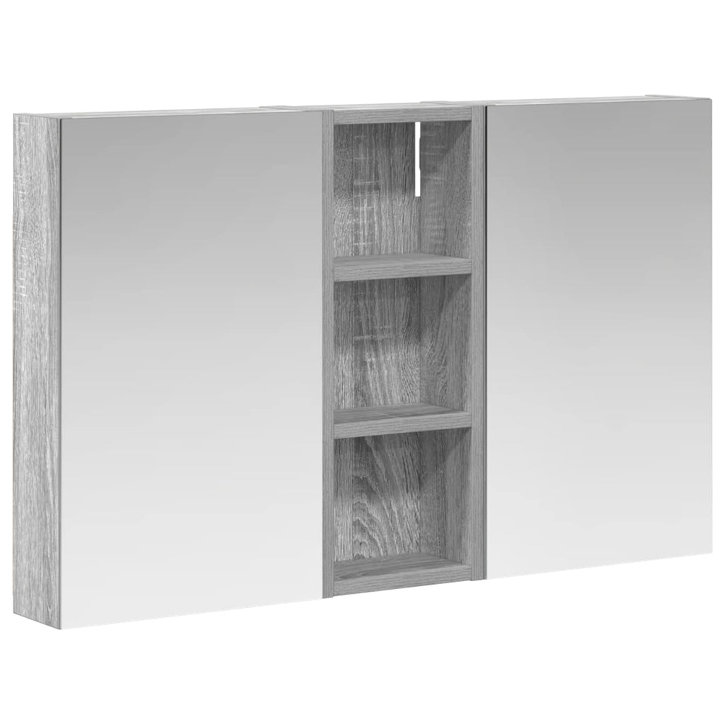 vidaXL Zestaw Szafek Łazienkowych 3 szt. 80 x 10,5 x 50 cm