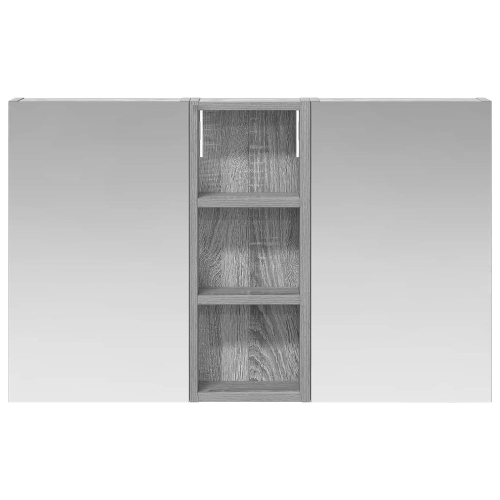 vidaXL Zestaw Szafek Łazienkowych 3 szt. 80 x 10,5 x 50 cm