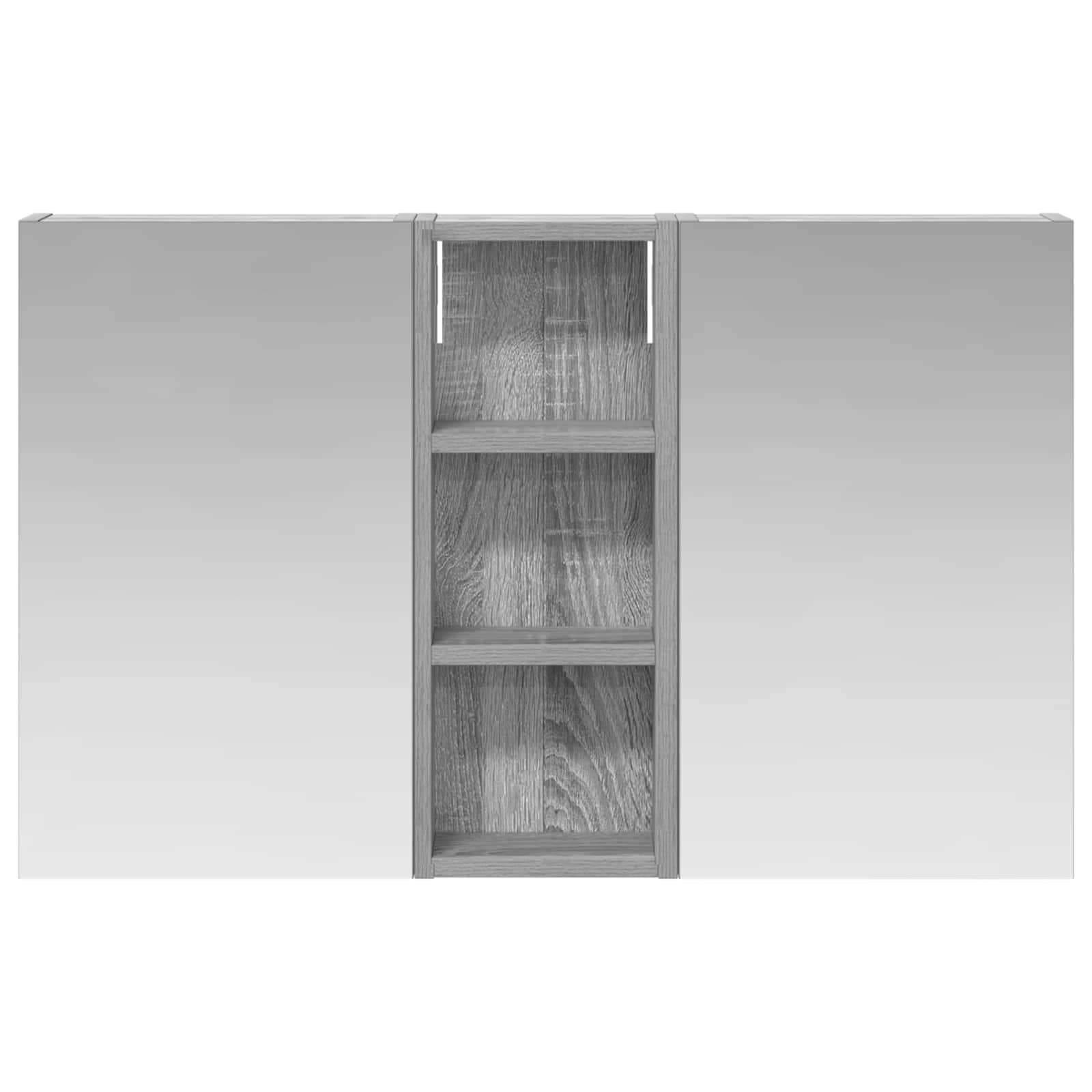 vidaXL Zestaw Szafek Łazienkowych 3 szt. 80 x 10,5 x 50 cm