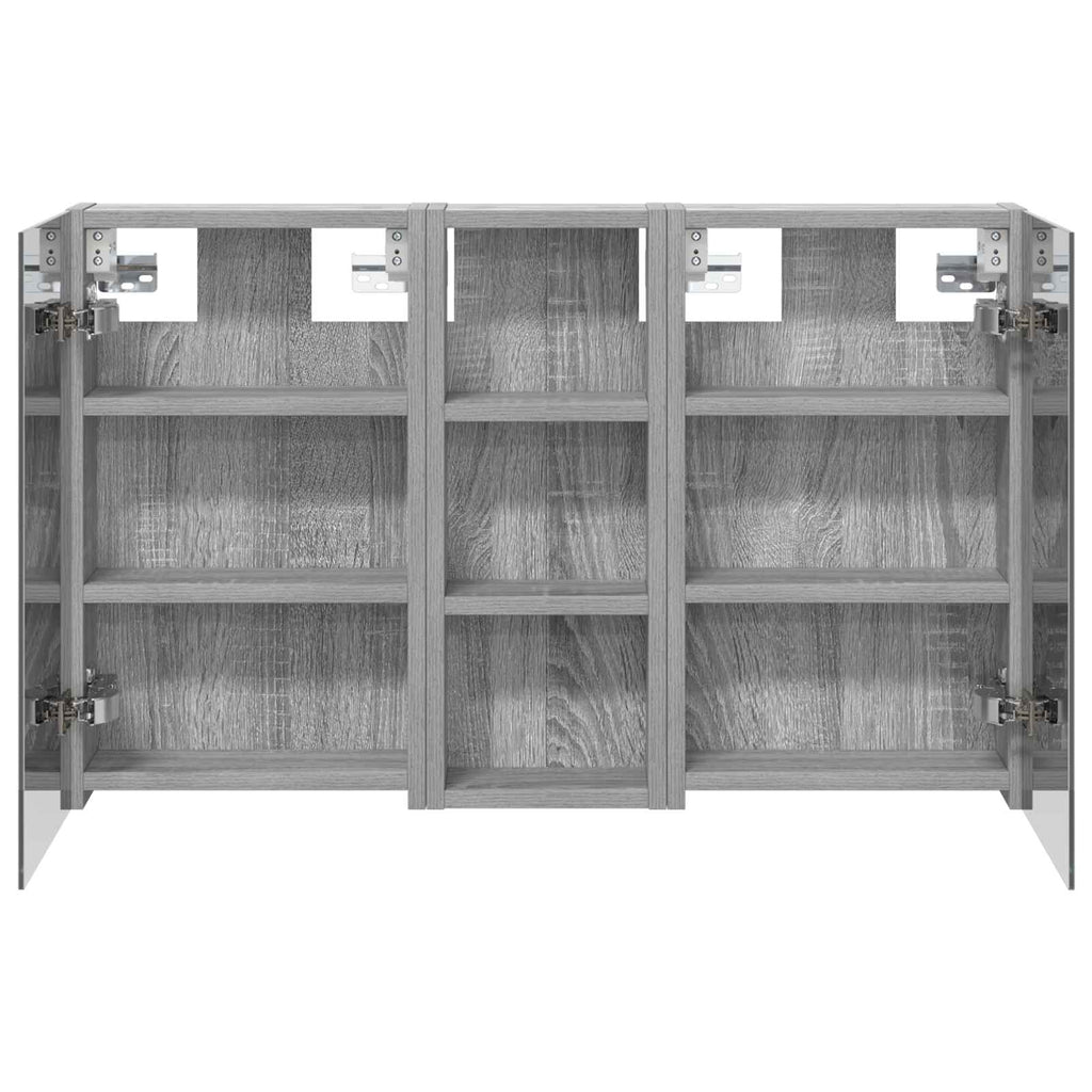 vidaXL Zestaw Szafek Łazienkowych 3 szt. 80 x 10,5 x 50 cm
