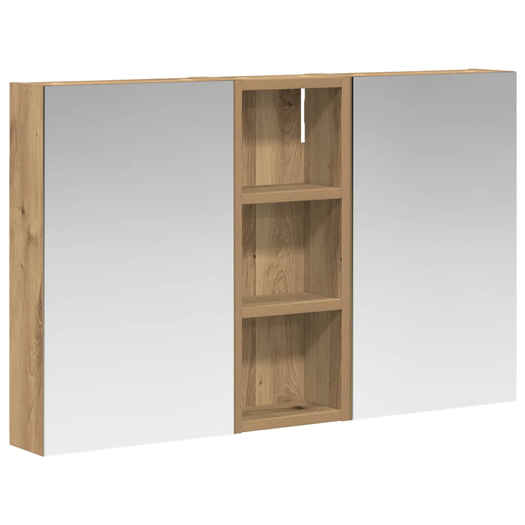 vidaXL Zestaw Szafek Łazienkowych 3 szt. 80 x 10,5 x 50 cm