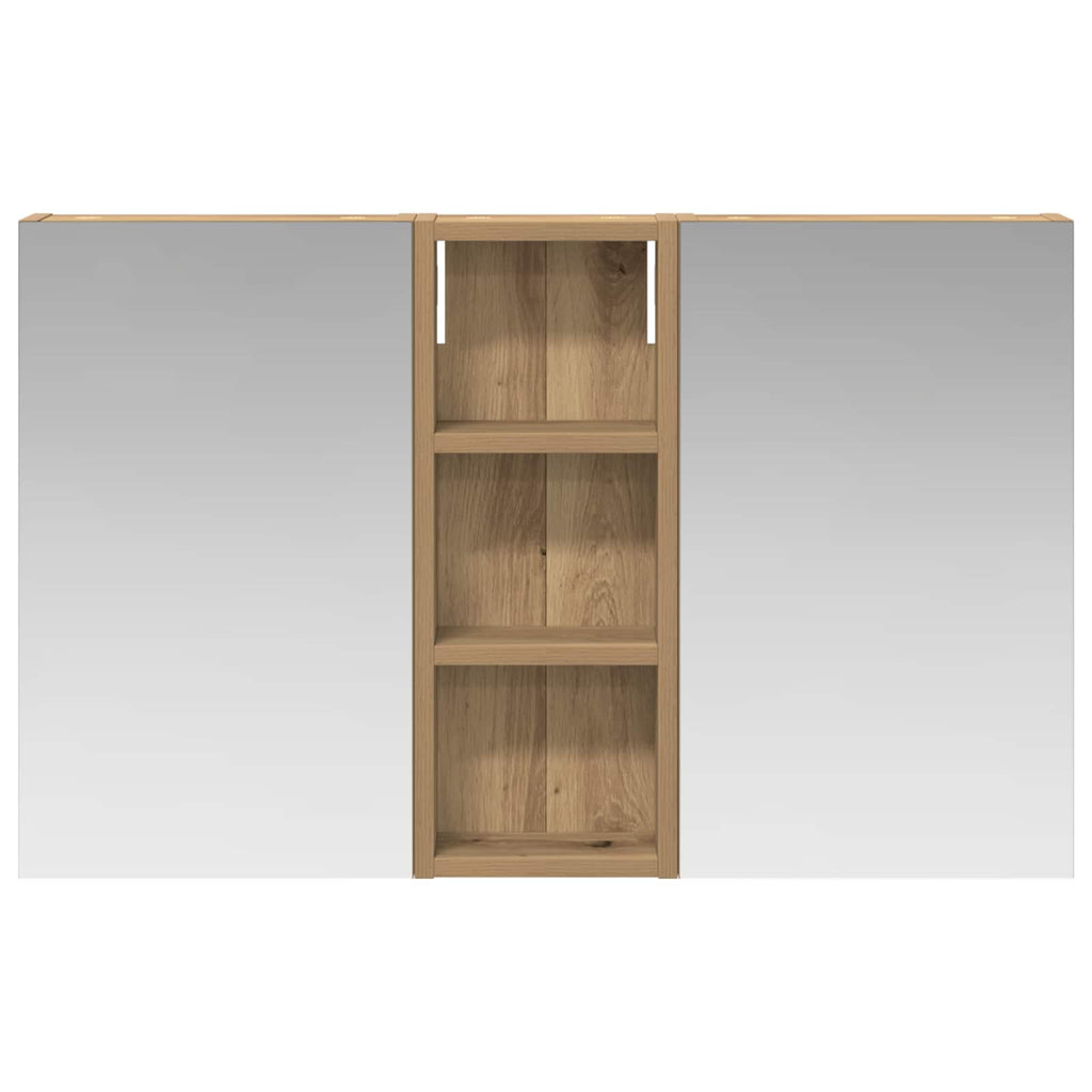 vidaXL Zestaw Szafek Łazienkowych 3 szt. 80 x 10,5 x 50 cm
