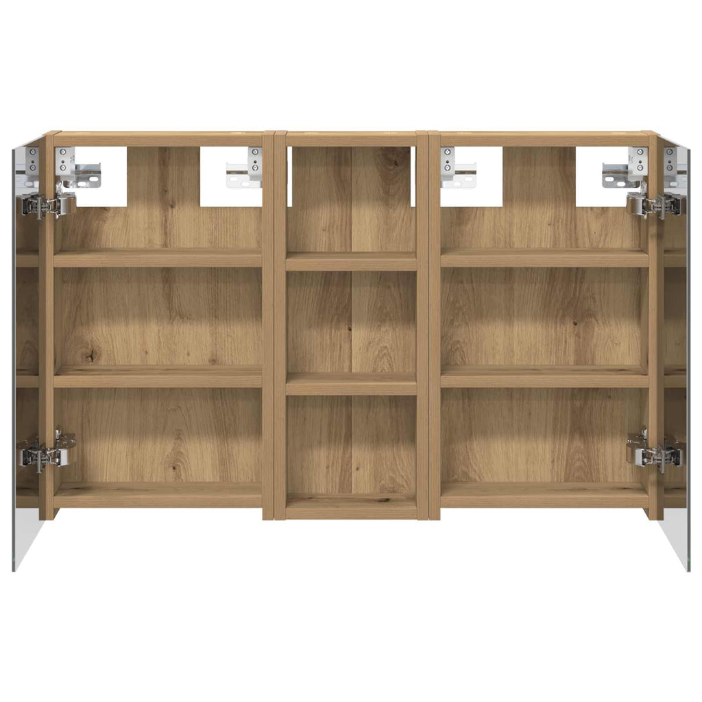 vidaXL Zestaw Szafek Łazienkowych 3 szt. 80 x 10,5 x 50 cm