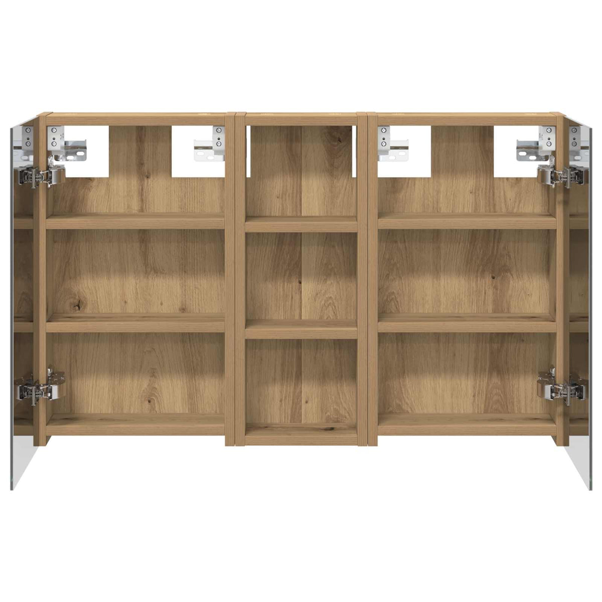 vidaXL Zestaw Szafek Łazienkowych 3 szt. 80 x 10,5 x 50 cm