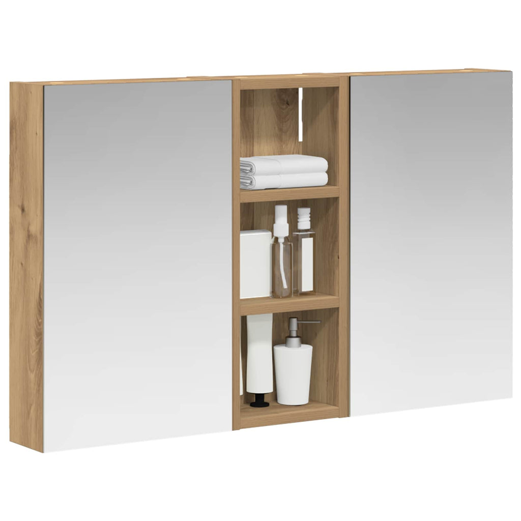 vidaXL Zestaw Szafek Łazienkowych 3 szt. 80 x 10,5 x 50 cm