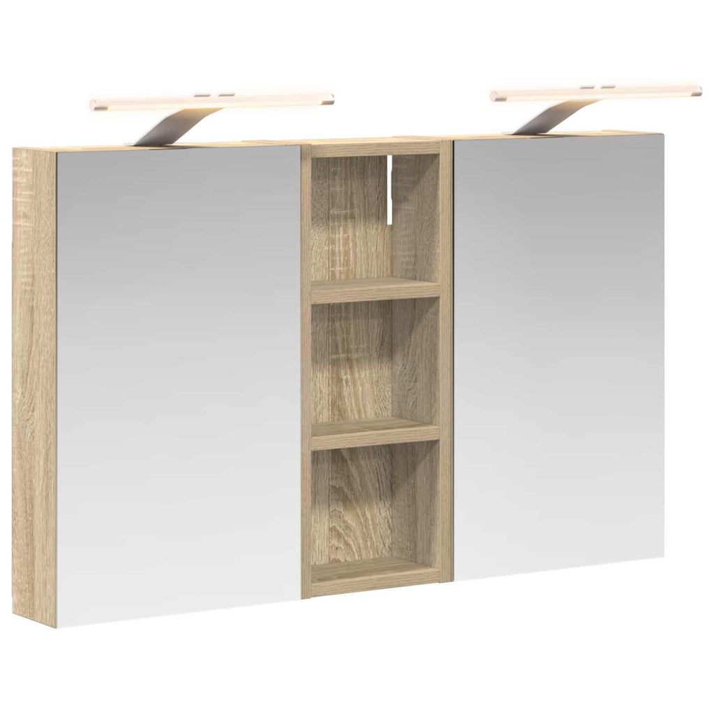 vidaXL Zestaw Szafek Łazienkowych 3 szt. 80 x 10,5 x 50 cm