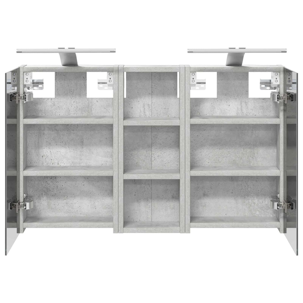 vidaXL Zestaw Szafek Łazienkowych 3 szt. 80 x 10,5 x 50 cm