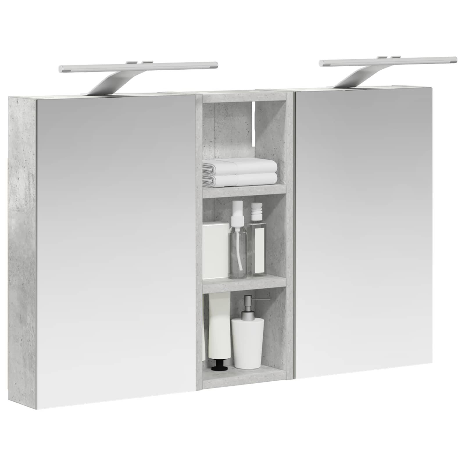 vidaXL Zestaw Szafek Łazienkowych 3 szt. 80 x 10,5 x 50 cm
