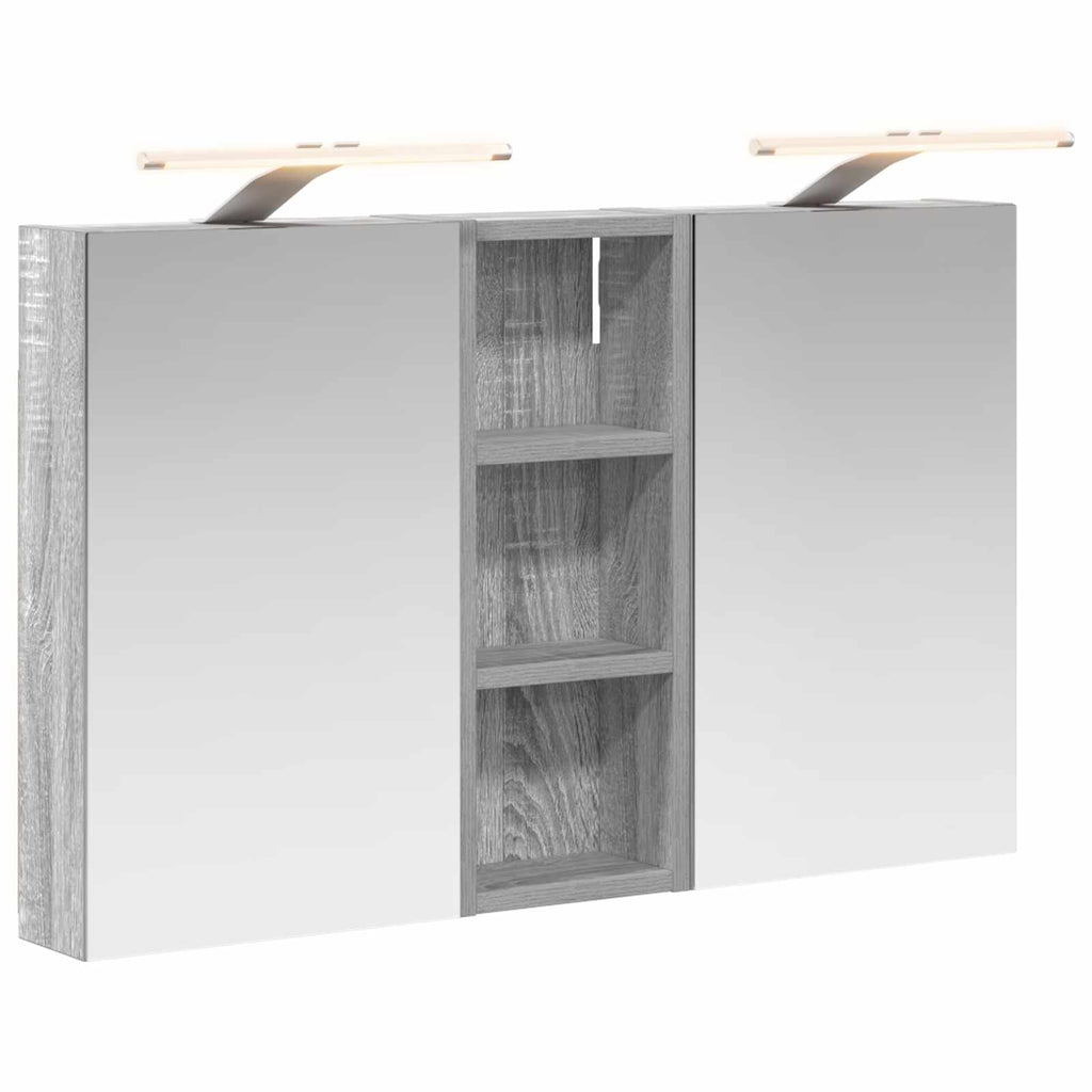 vidaXL Zestaw Szafek Łazienkowych 3 szt. 80 x 10,5 x 50 cm