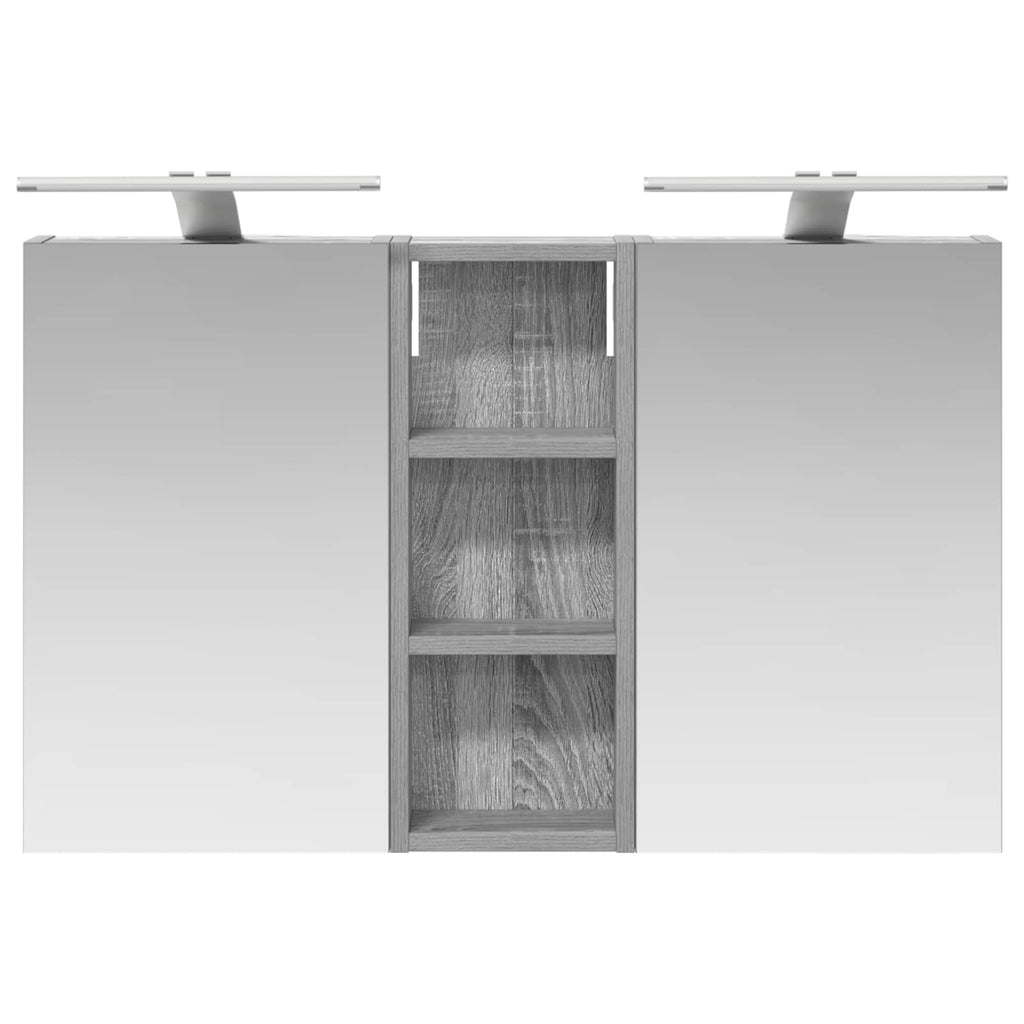 vidaXL Zestaw Szafek Łazienkowych 3 szt. 80 x 10,5 x 50 cm
