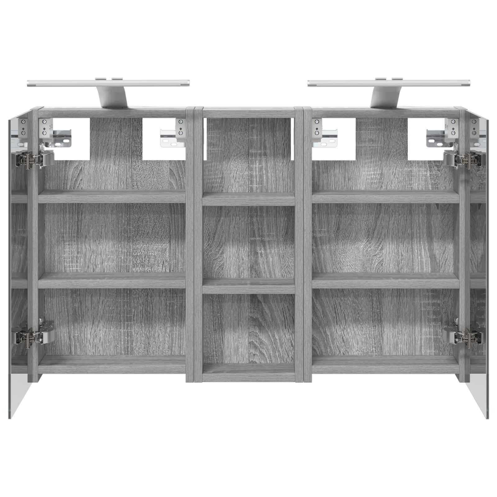 vidaXL Zestaw Szafek Łazienkowych 3 szt. 80 x 10,5 x 50 cm