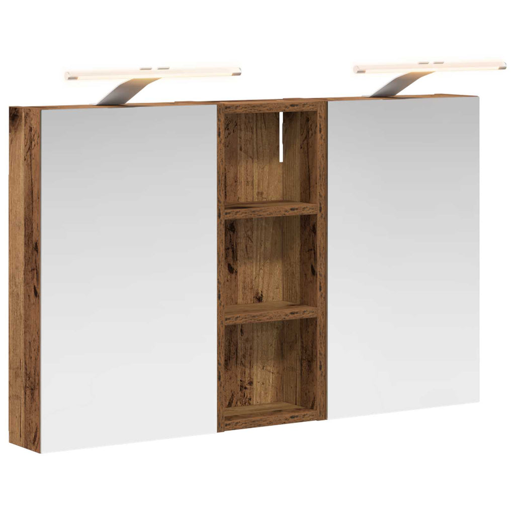 vidaXL Zestaw Szafek Łazienkowych 3 szt. 80 x 10,5 x 50 cm