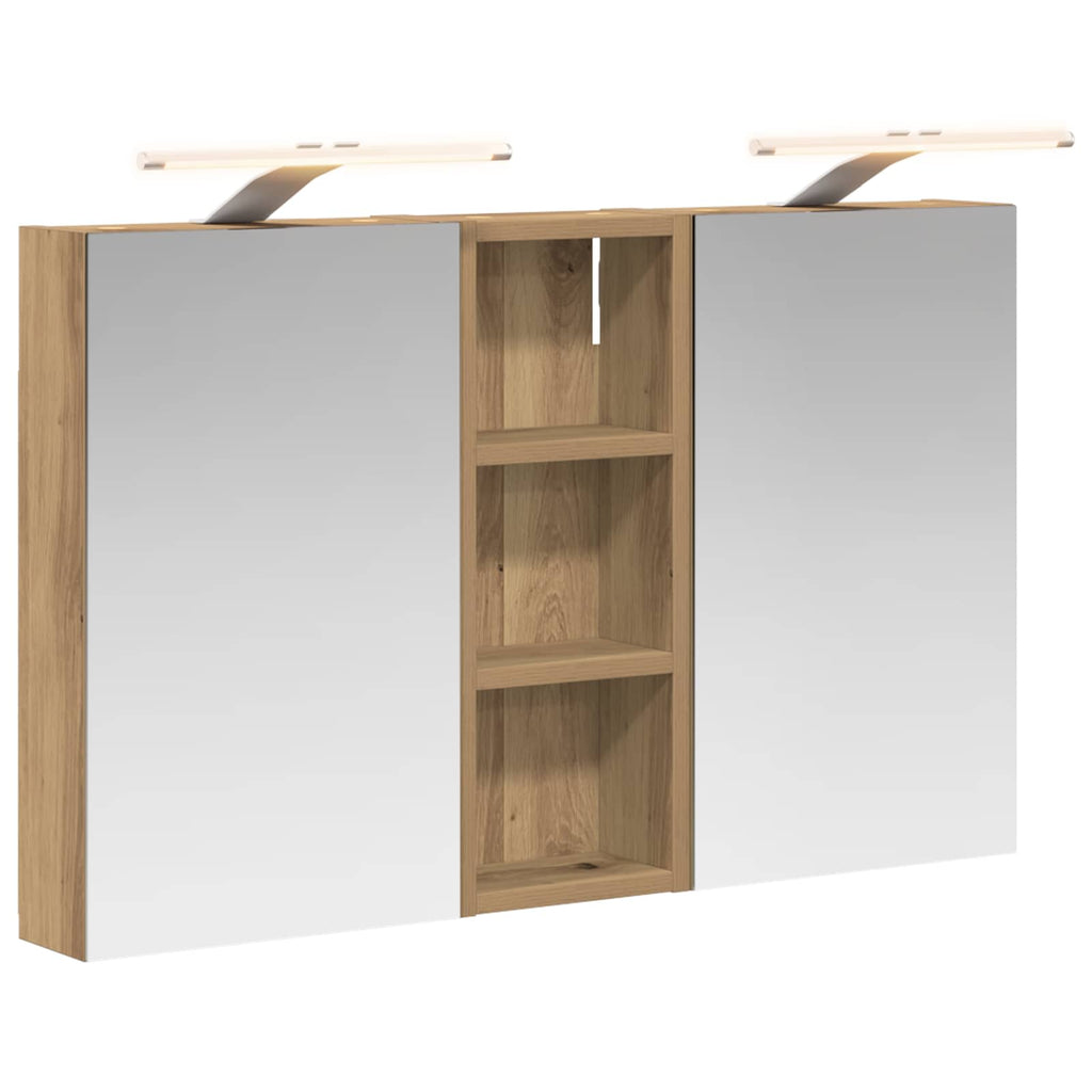 vidaXL Zestaw Szafek Łazienkowych 3 szt. 80 x 10,5 x 50 cm
