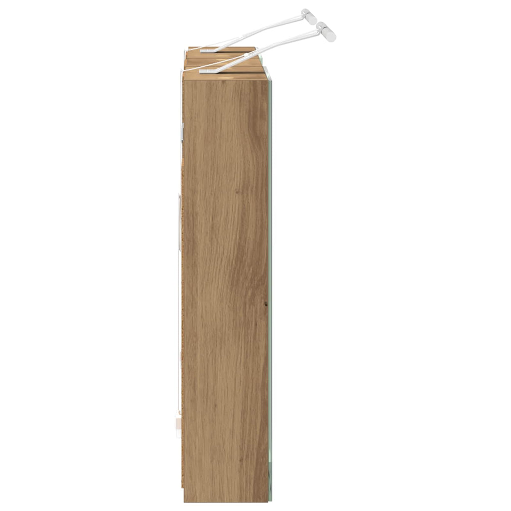 vidaXL Zestaw Szafek Łazienkowych 3 szt. 80 x 10,5 x 50 cm