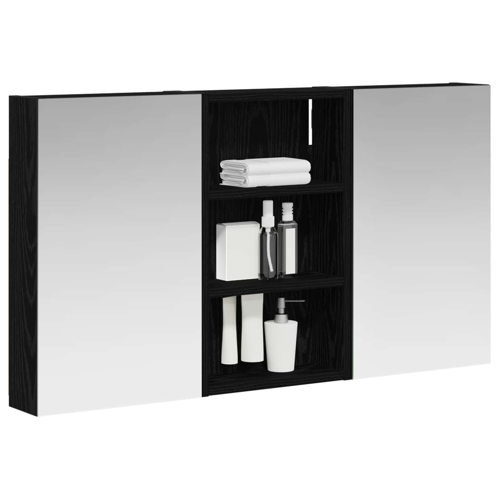 vidaXL Zestaw Szafek Łazienkowych 3 szt. 90 x 10,5 x 50 cm