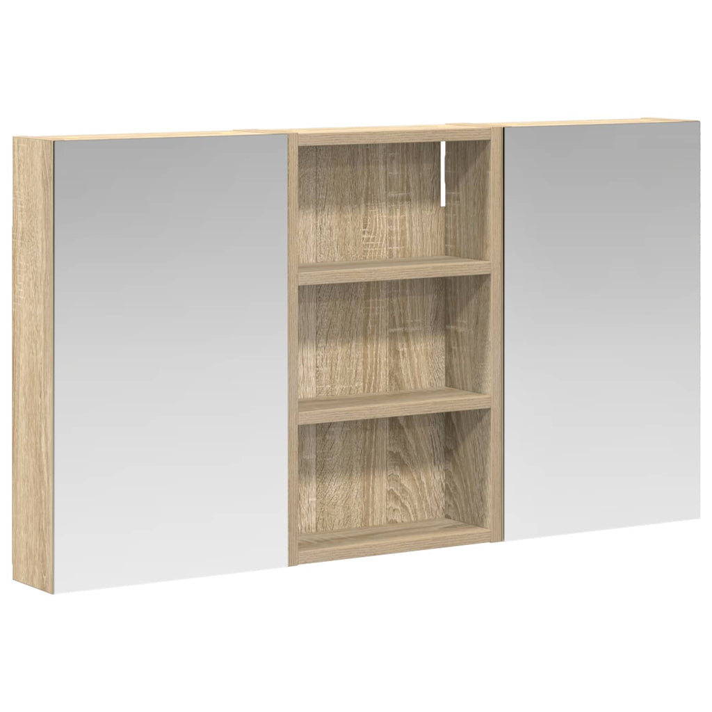 vidaXL Zestaw Szafek Łazienkowych 3 szt. 90 x 10,5 x 50 cm