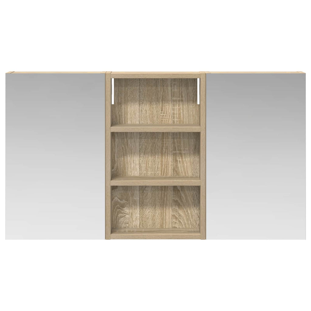 vidaXL Zestaw Szafek Łazienkowych 3 szt. 90 x 10,5 x 50 cm