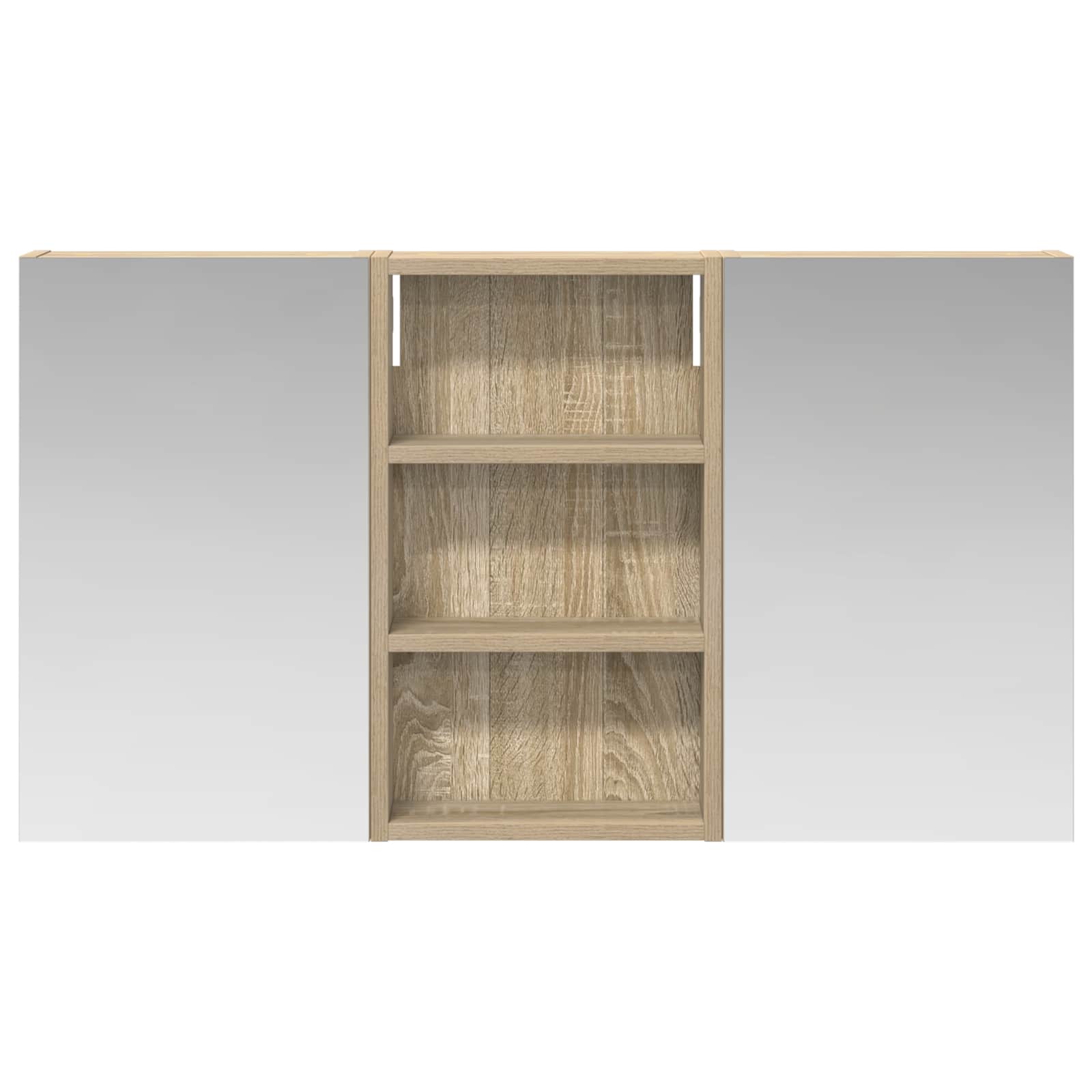 vidaXL Zestaw Szafek Łazienkowych 3 szt. 90 x 10,5 x 50 cm